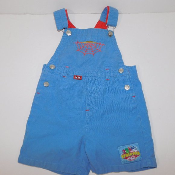 Spiderman Other - Spiderman & Friends Boys 24 months Blue Short Overalls